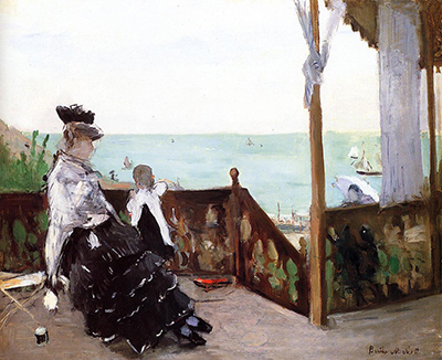 In a Villa at the Seaside Berthe Morisot